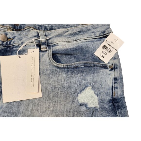 DL 1961 Performance Patti Straight High Rise Vintage Ankle SZ 20W $209 MSRP - Picture 4 of 16